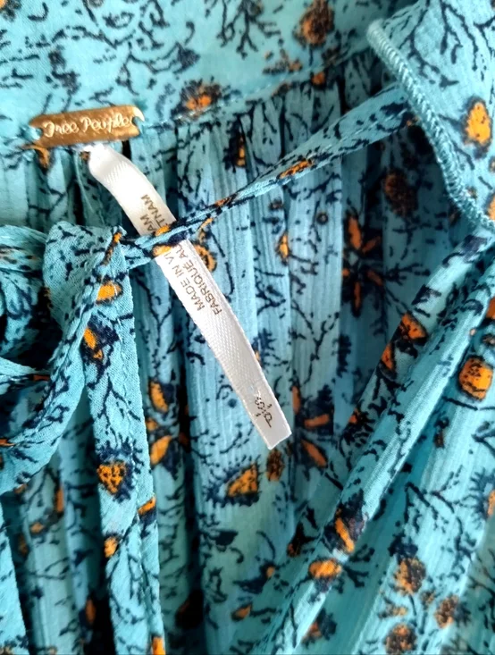 Free People Feeling Groovy Maxi Boho Dress Sz S - Picture 6 of 8